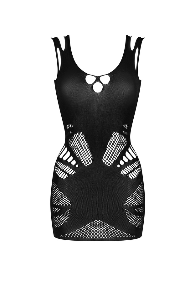 Sukienka z geometrycznymi wycięciami